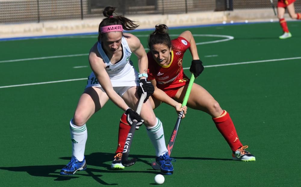 Selección española femenina de hockey en Murcia