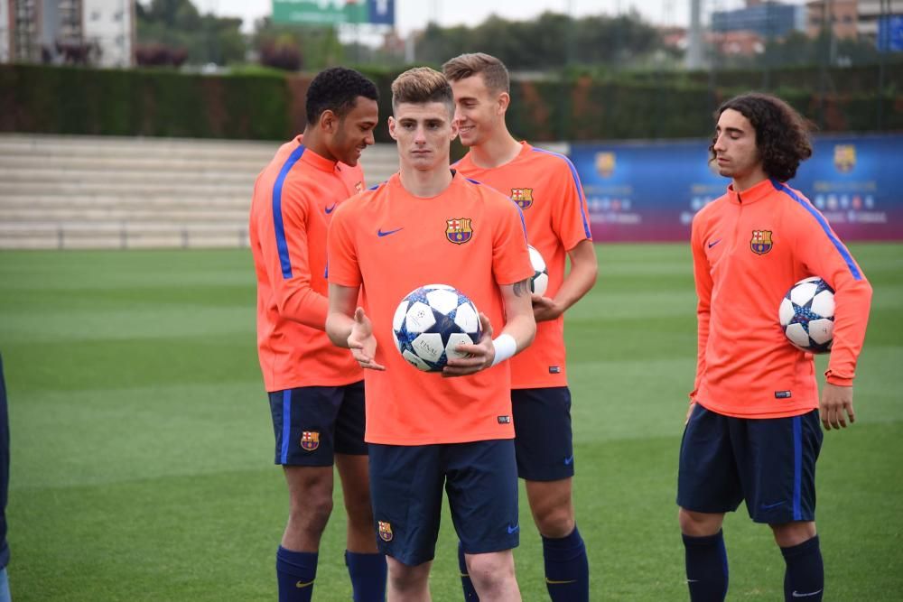 Entrenament del Barça juvenil