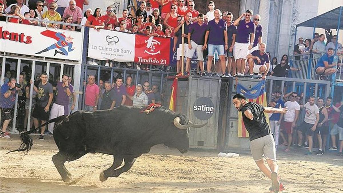 Imagen de archivo de los festejos taurinos de la Misericòrdia antes de la pandemia.