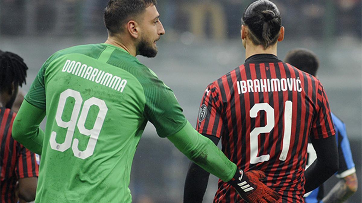 Ambos protagonistas durante la pasada temporada en el Milan.