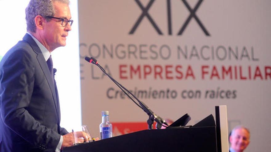 Pablo Isla, en el Congreso del IEF. //FDV