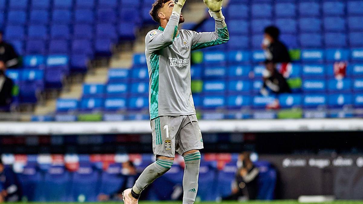 Marc Martínez, durante un encuentro ante el Espanyol.