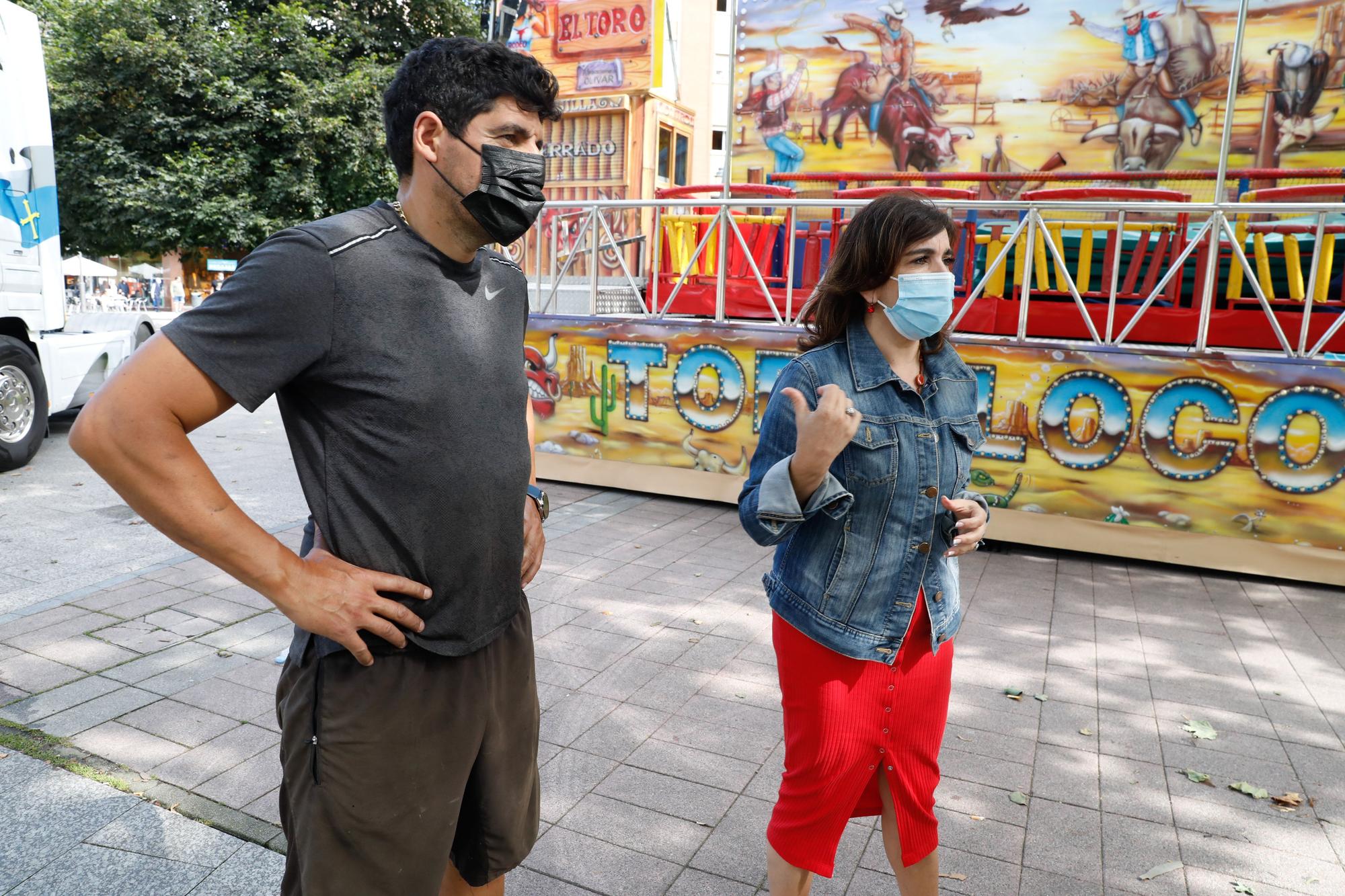 Atracciones feriales de San Agustín en Avilés