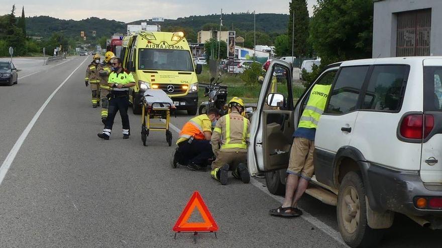 Accident de trànsit a les carreteres gironines el passat mes de juliol