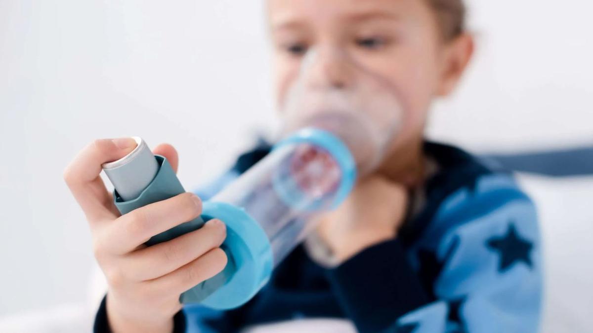 El 10% de los casos de asma se dan en la infancia.