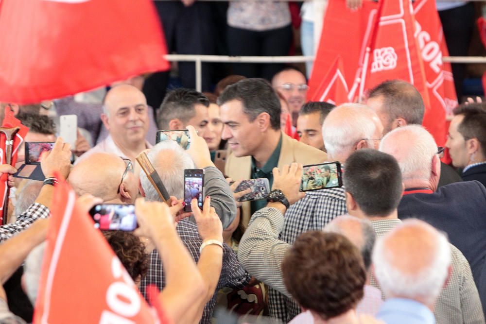 Mitin de Pedro Sánchez en Mislata