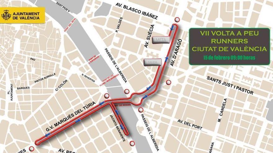 Dos eventos deportivos afectan al tráfico este domingo en Valencia