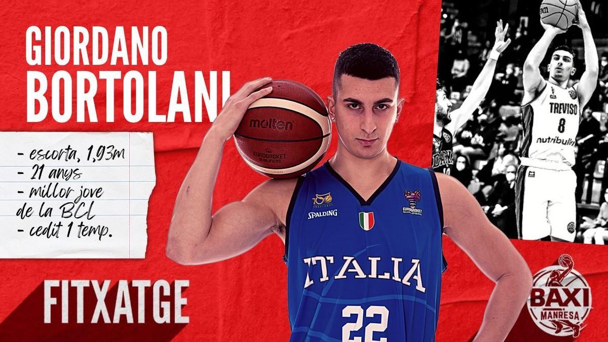 Bortolani, nuevo jugador del Manresa