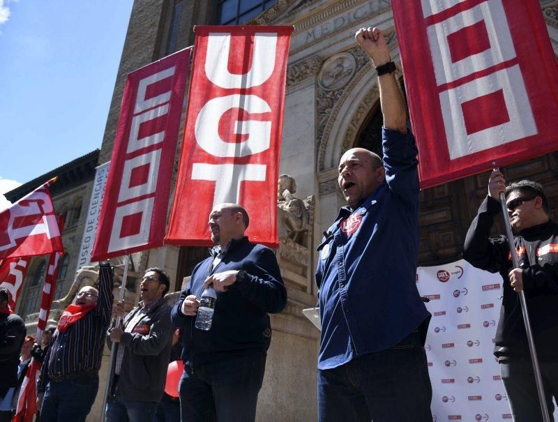 Fotod de la manifestación 1 de mayo- Día del trabajador