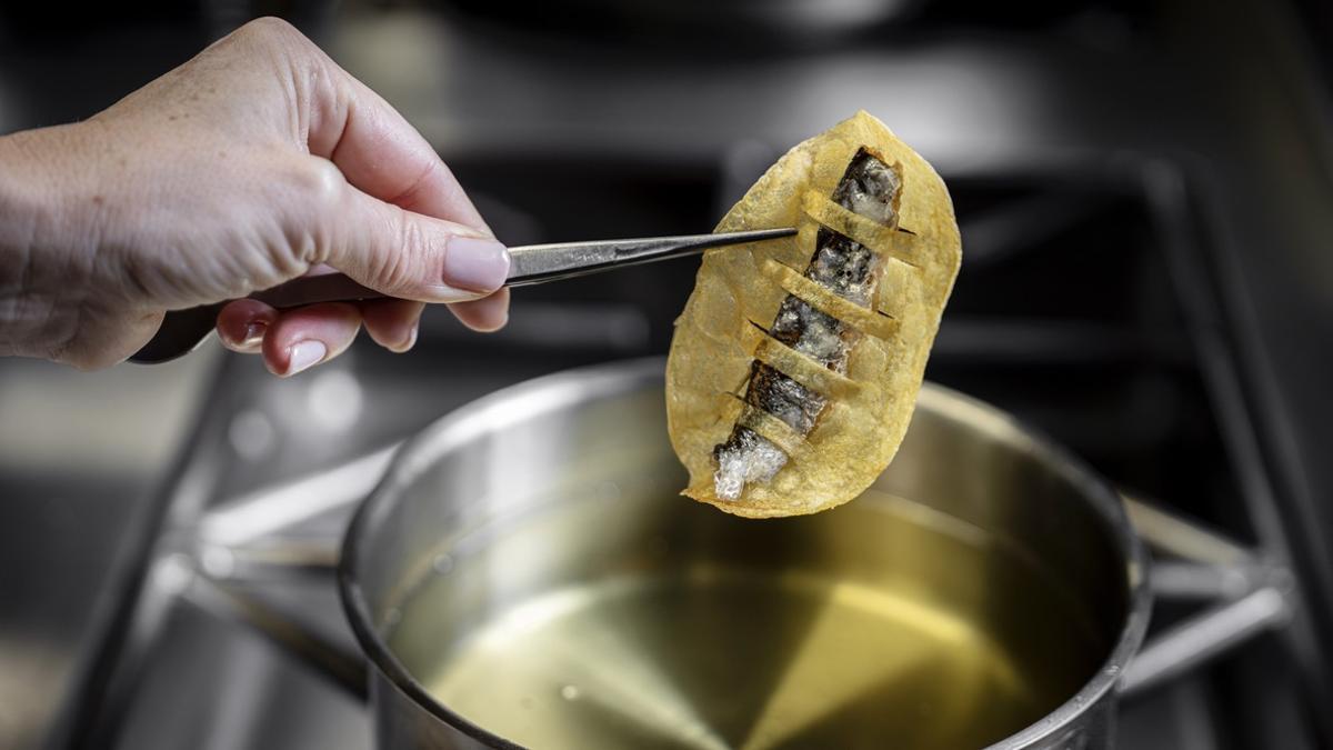 Las 'chips' de sardinas de Begoña Rodrigo para La Salita.