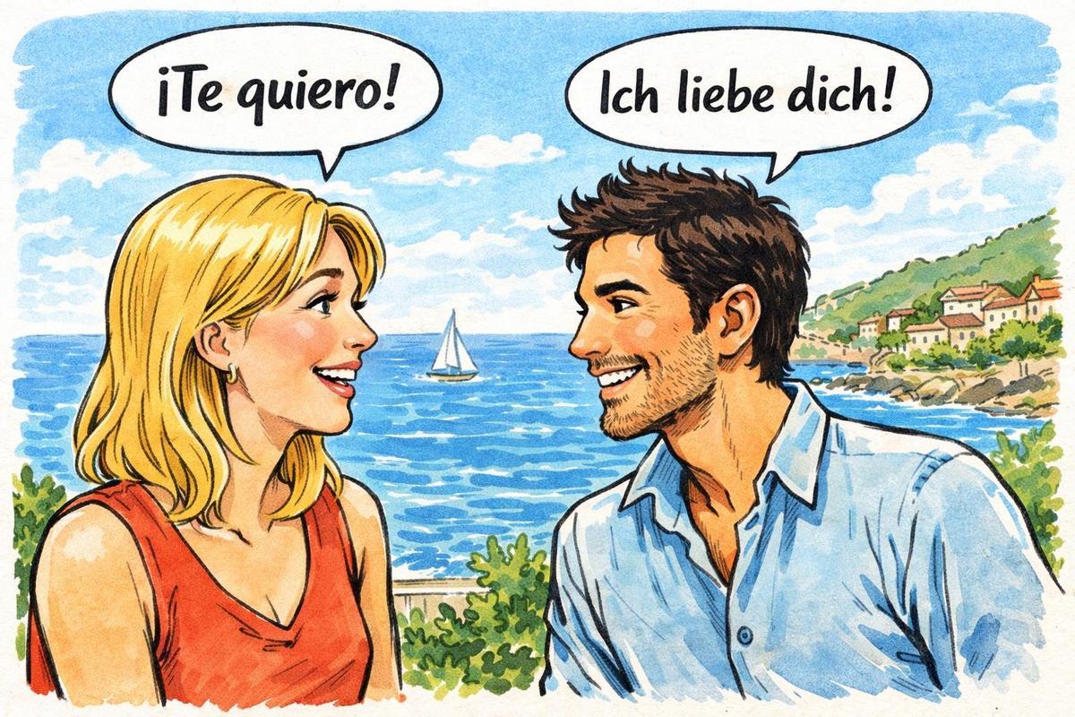 Die Sprache des Partners auf Mallorca zu beherrschen kann Intimität und Nähe schaffen - und gegenseitiges Verständnis