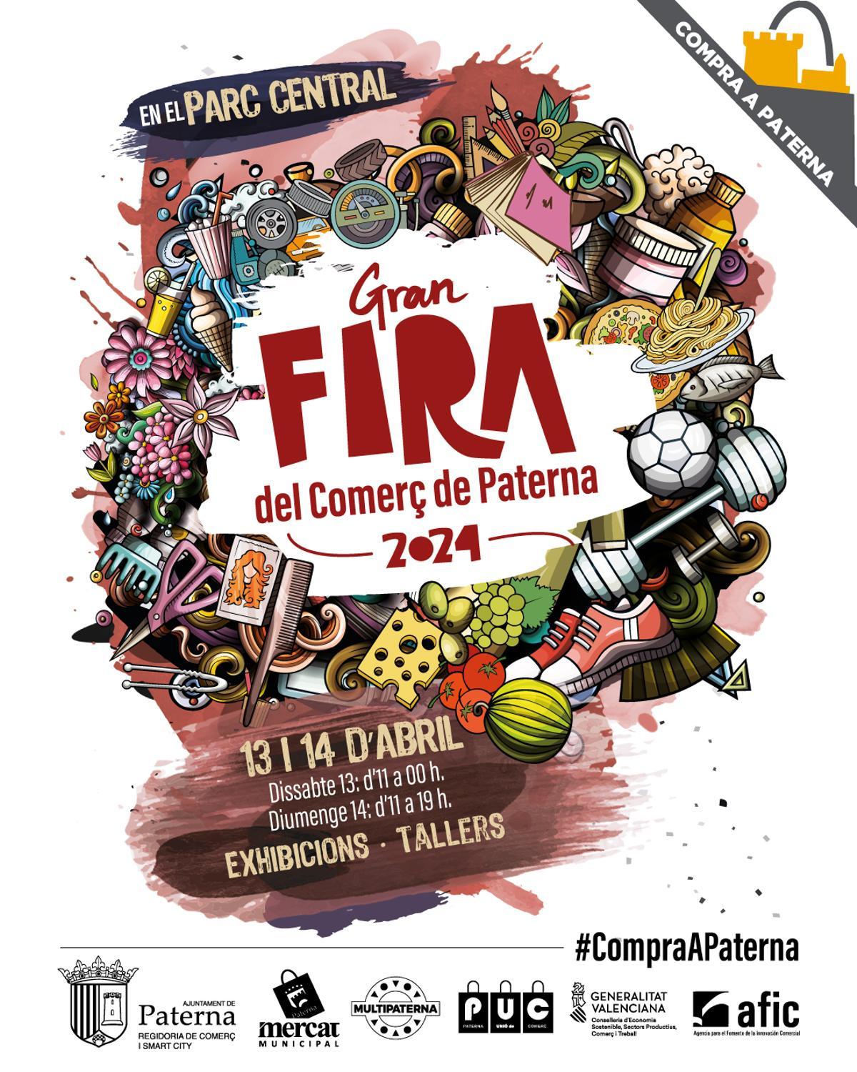 Más de 70 establecimientos participarán en la Feria de Comercio de Paterna