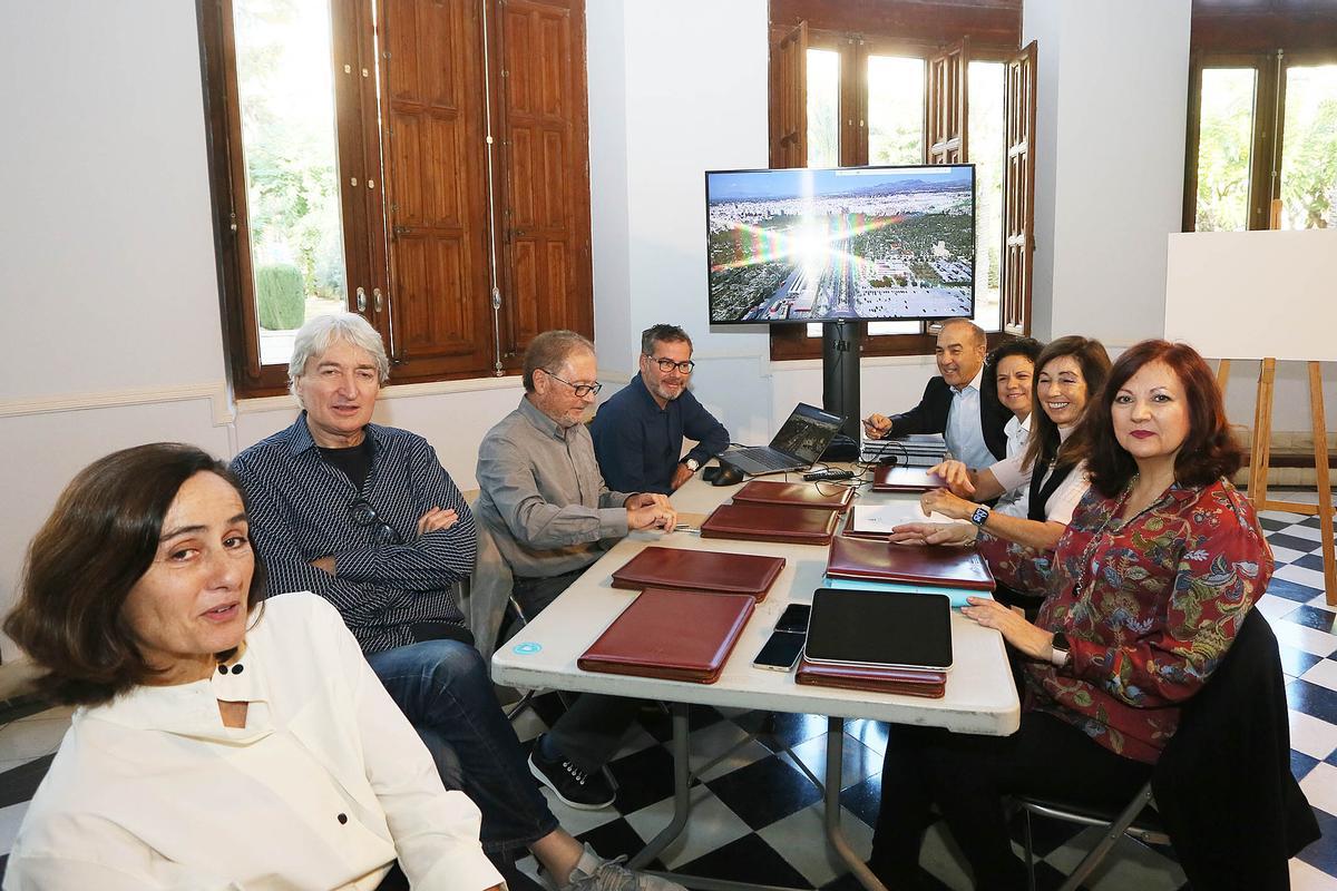 Los responsables de la elección del proyecto para el futuro Palacio de Congresos de Elche