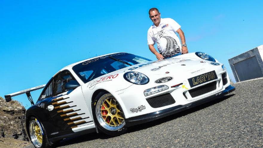 Iván Armas estrena en la modalidad de rallys el nuevo Porsche 911 GT3-2010.