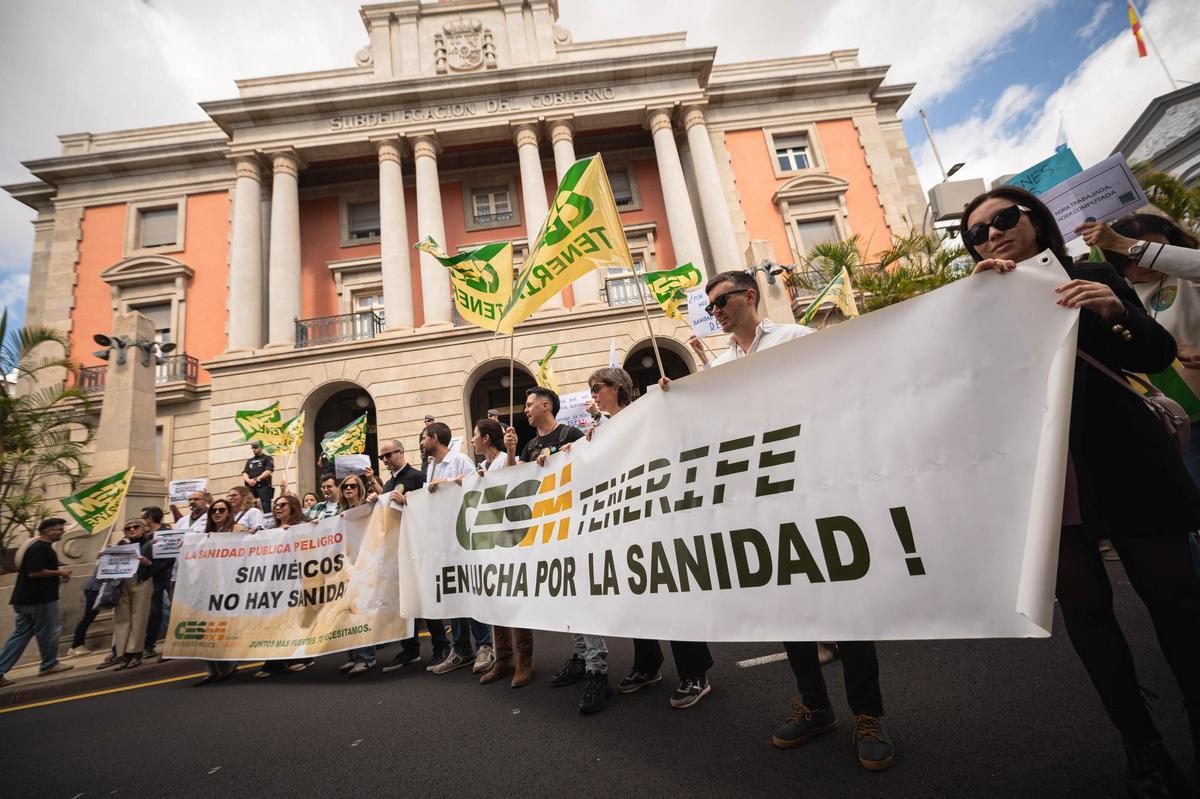 Huelga de médicos en Tenerife por el Estatuto Marco