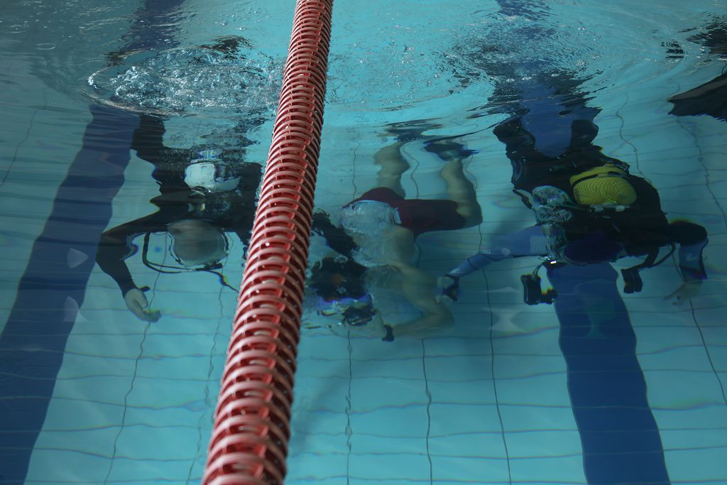 Sesión de buceso para jóvenes con autismo en Cartagena