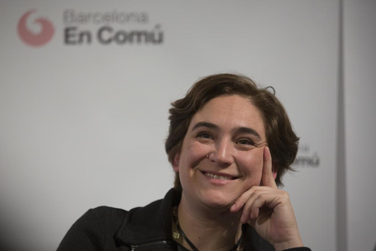 Ada Colau, el 10 de febrer. Ada Colau, el 10 de febrer.