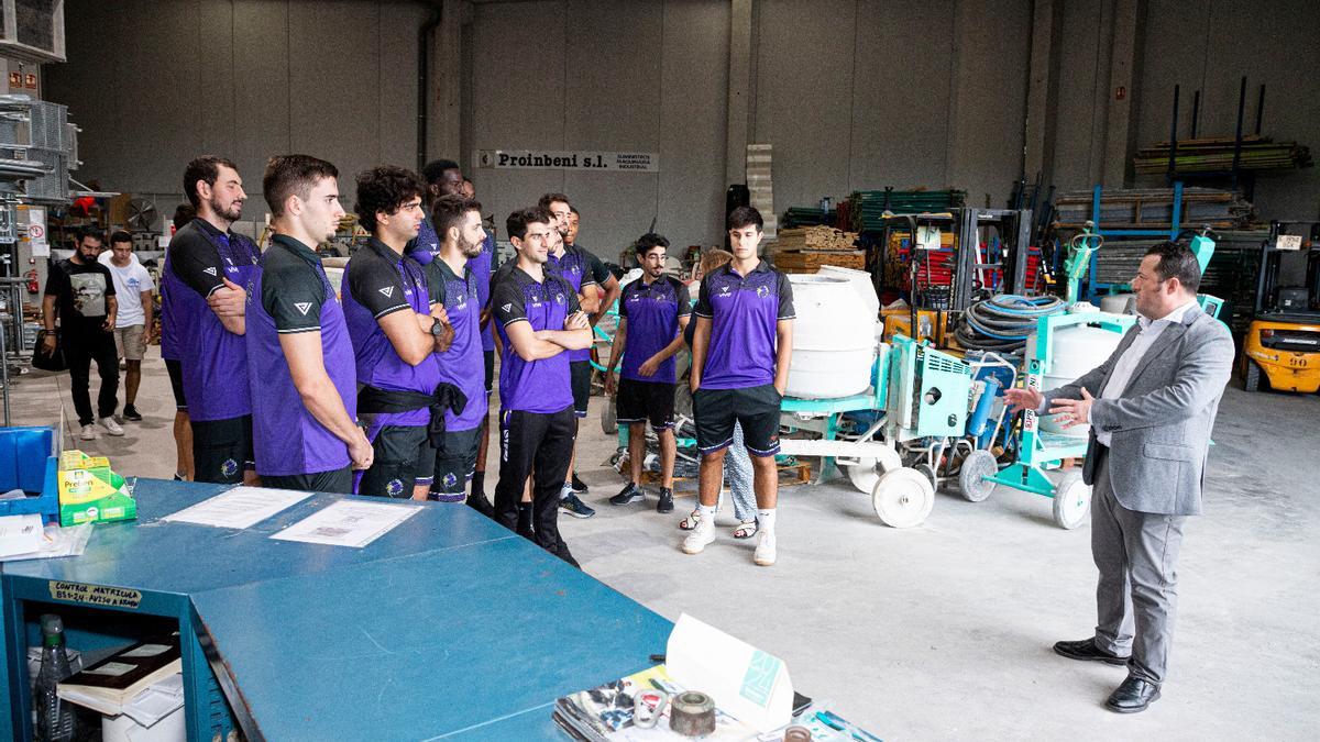 Una visita del equipo a la empresa Proinbeni
