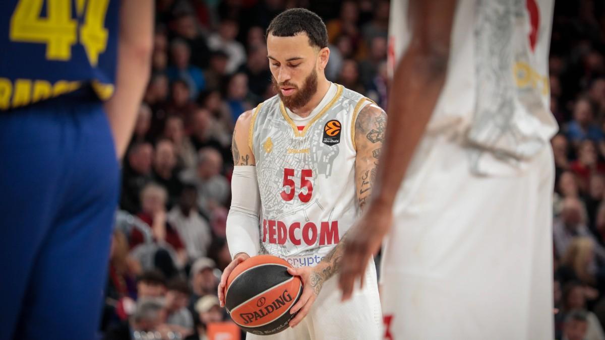 Mike James, en el Barça-Mónaco de Euroliga de esta temporada