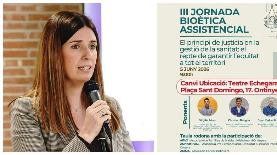 Expertos en bioética debatirán en Ontinyent sobre la igualdad en el acceso a la atención sanitaria