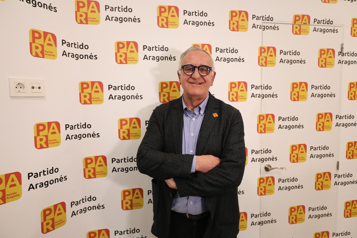 Clemente Sánchez-Garnica, ya como nuevo presidente del PAR.