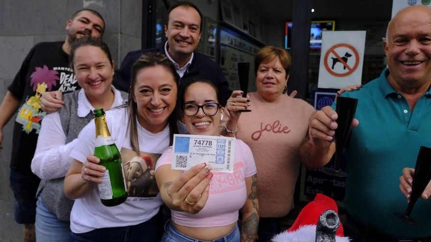 El 74778, quinto premio cae en Arucas.