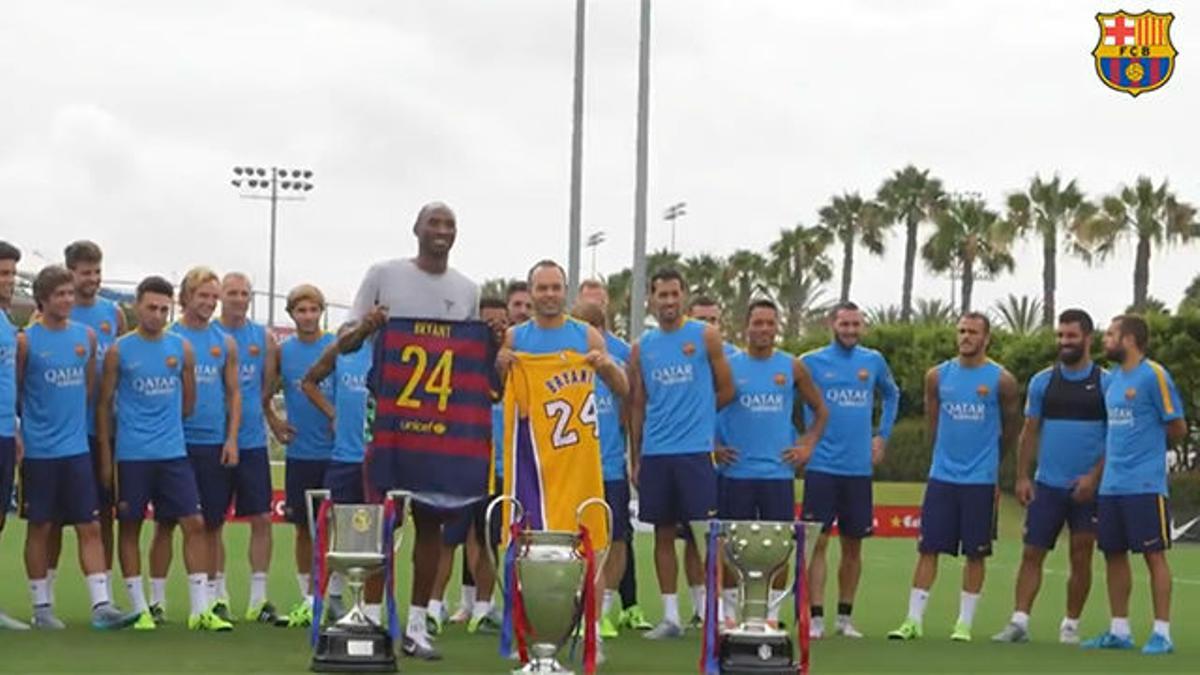 El Barça rinde tributo a Kobe Bryant