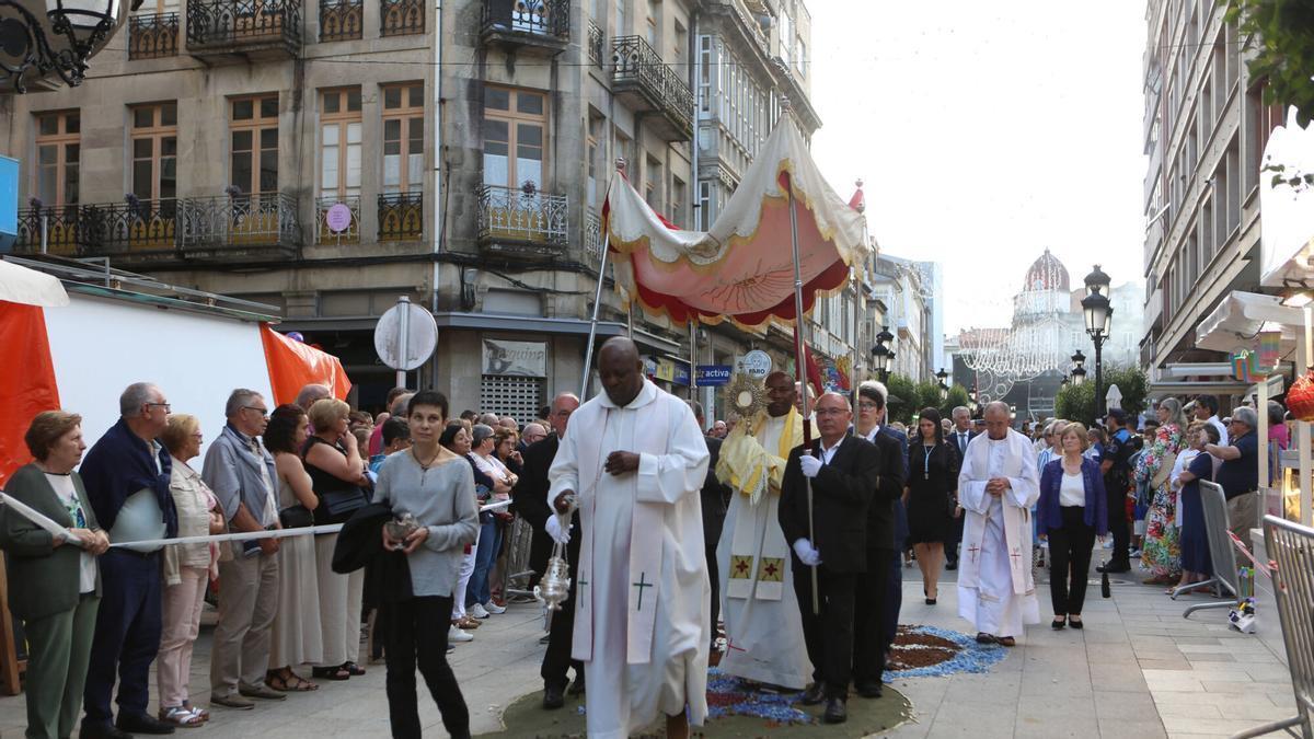 La procesión del Santísimo.