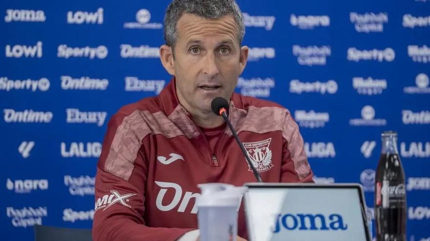 Igor Oca, entrenador del CD Leganés: 