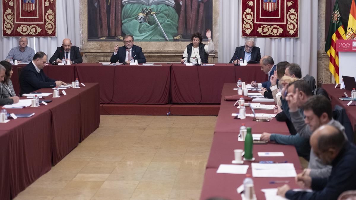 Imagen del último pleno de la Diputación de Castellón