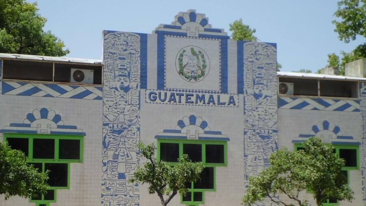 El pabellón de Guatemala, junto al de Argentina, se usa hoy en día para el Conservatorio de Danza
