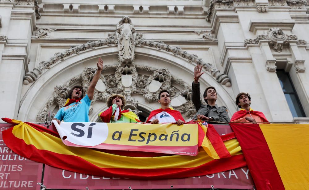 Manifestación en contra del referéndum