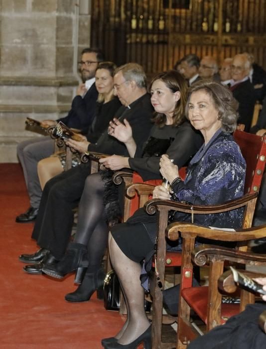 La Reina, fiel al Réquiem solidario en la Seu