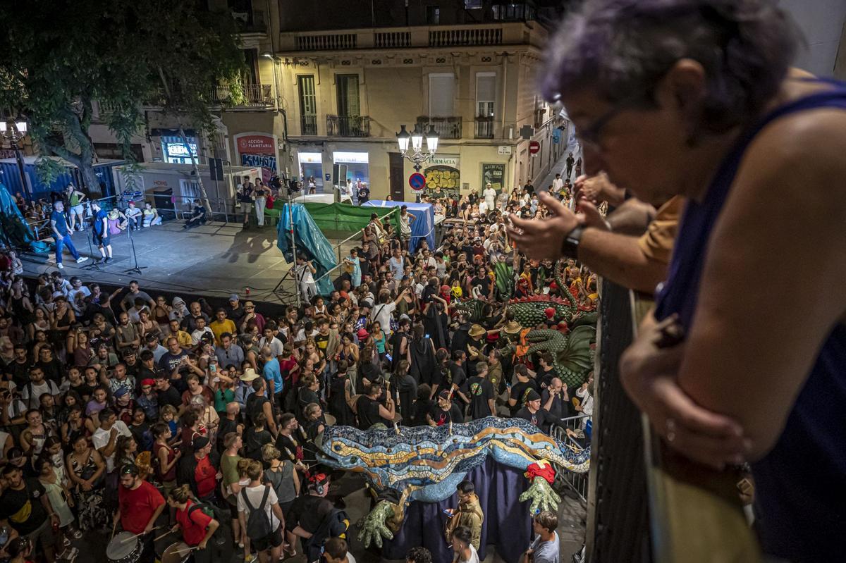 Correfoc de las Fiestas de Gràcia 2023