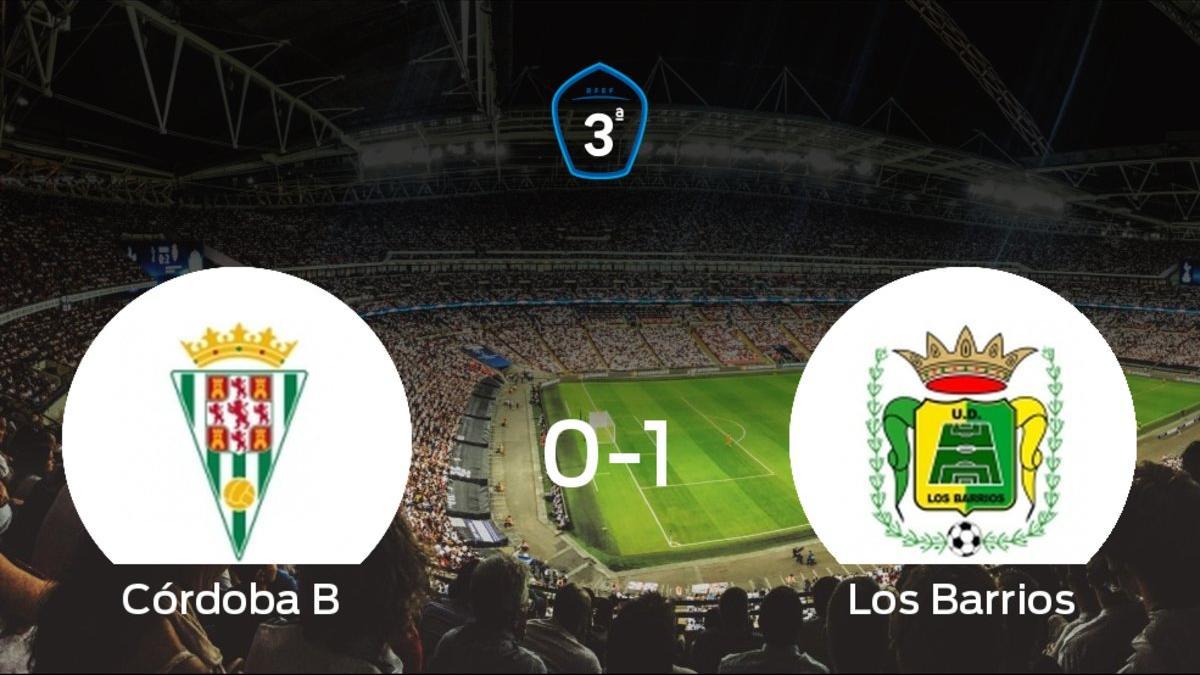 El Los Barrios derrota 0-1 al Córdoba B y se lleva los tres puntos