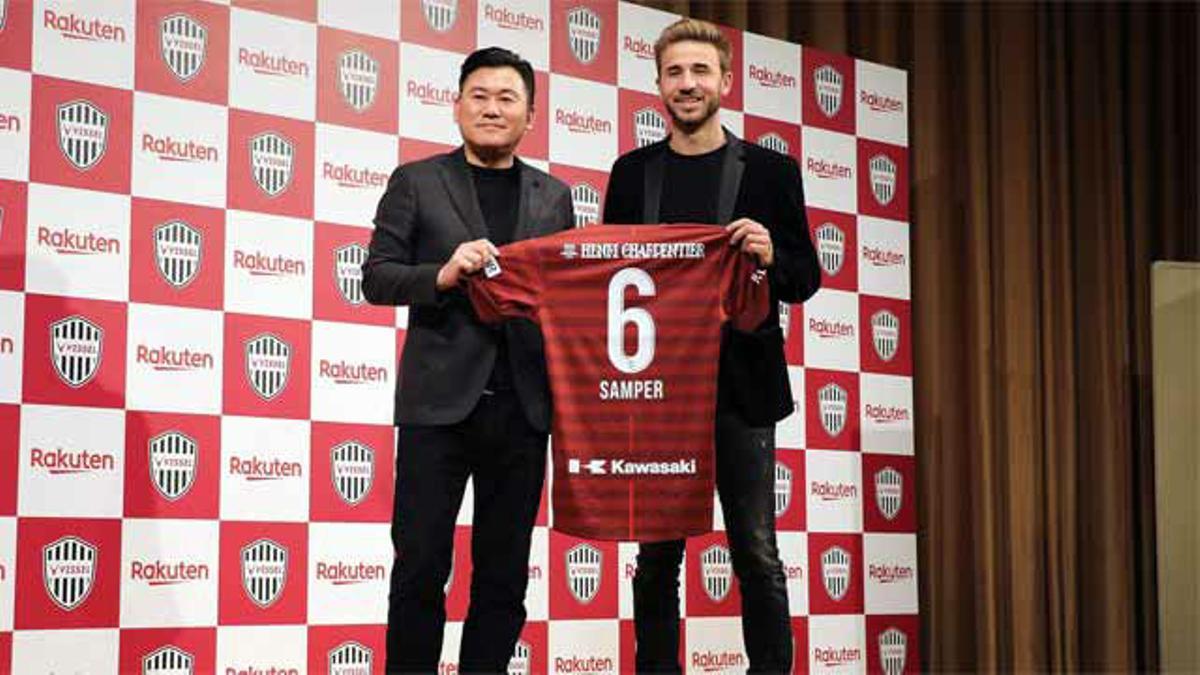 Samper afirma estar "muy motivado" en el Vissel Kobe nipón