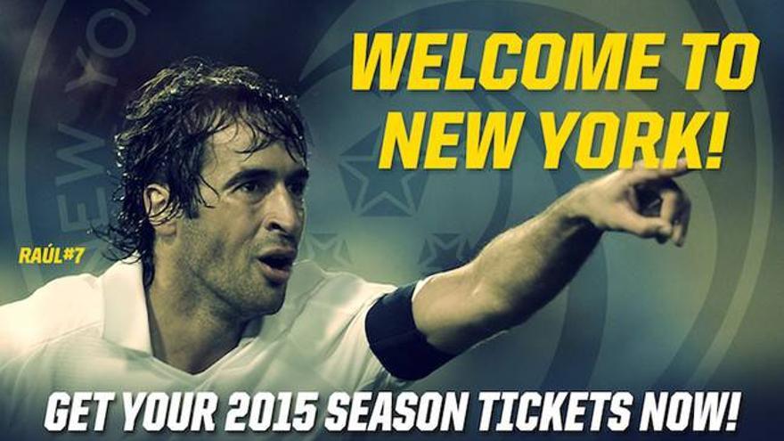 Raúl se va al Cosmos de Nueva York