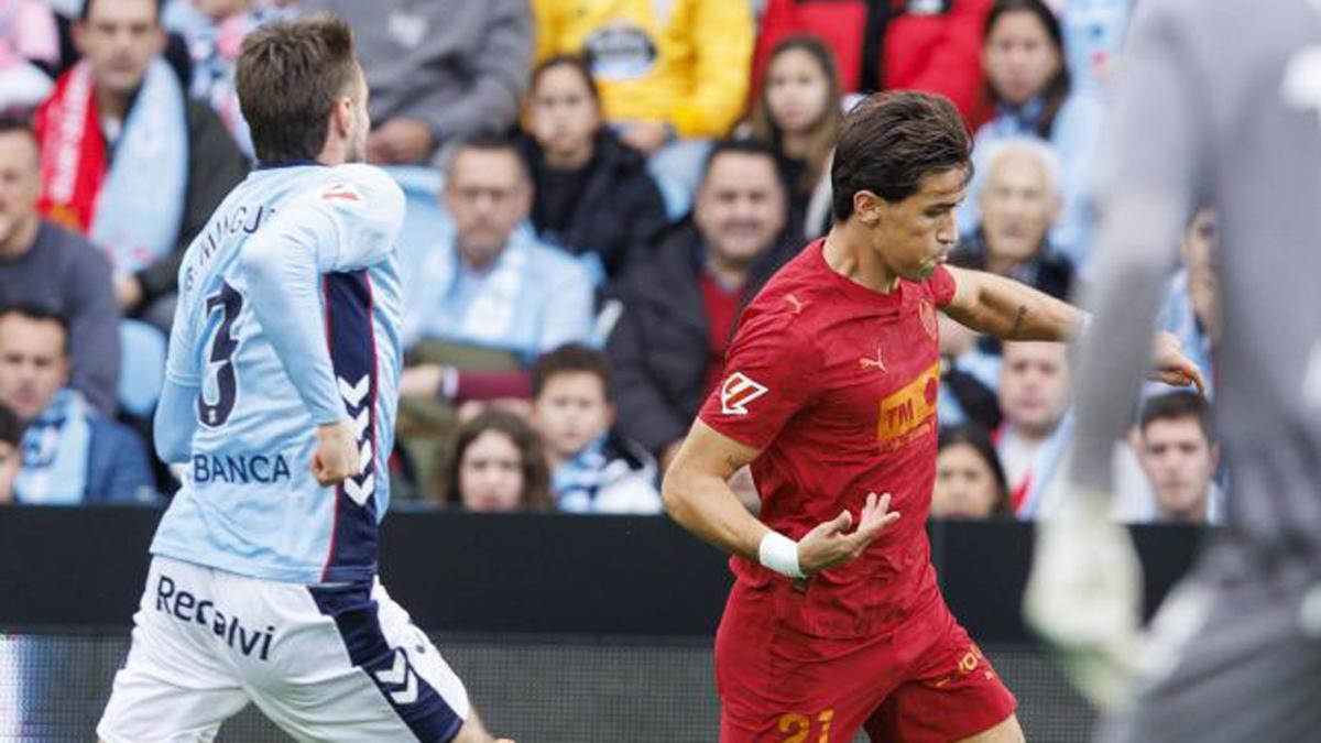 Jesús Vázquez, ante el Celta