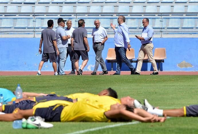 Primer entrenamiento de la UD Las Palmas