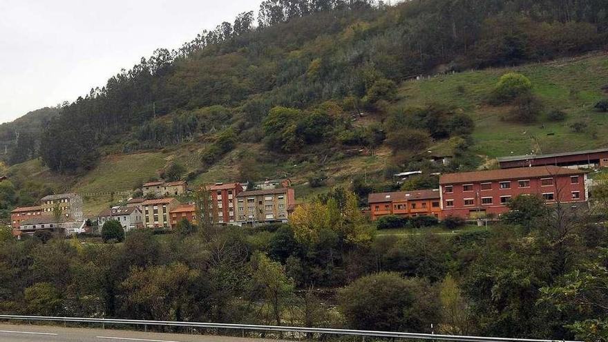 Los montes próximos a Santullano, donde se ubicará uno de los invernaderos.