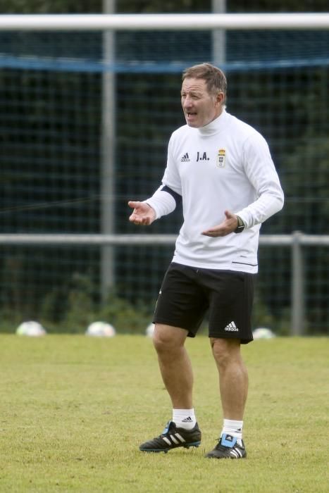 Entrenamiento del Real Oviedo, viernes