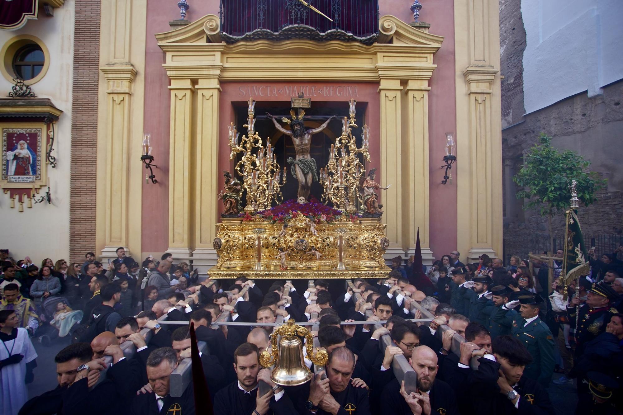 Salida procesional de la Cofradía de Las Penas, el Martes Santo de 2024.
