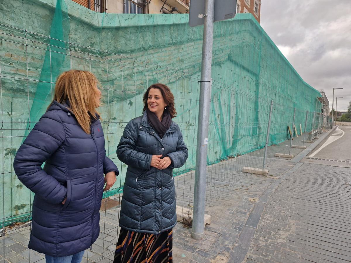 El Ayuntamiento de Teruel inicia las obras de reparación del muro de la Curva de la Glorieta con una inversión de 140.478 euros