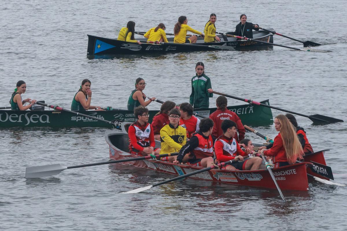 Un momento de la prueba celebrada en Vilaxoán.
