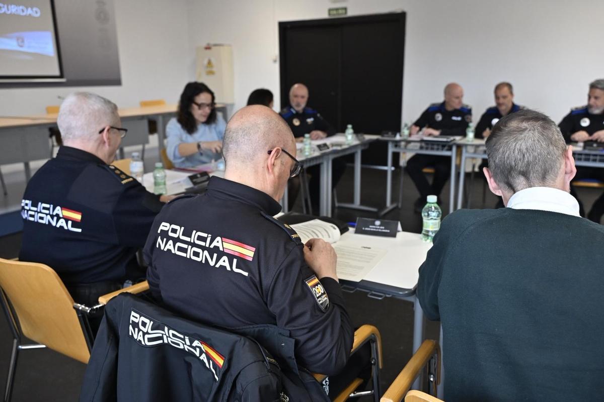 Policía en San Sebastián de los Reyes.