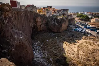 Piconera de Tíncer llena de escombros