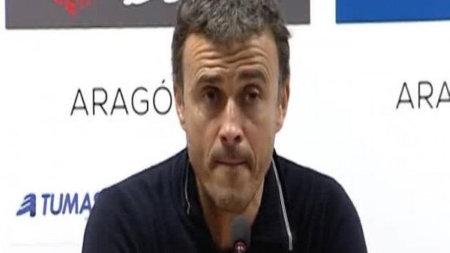 Luis Enrique: “Mis jugadores han estado en un buen tono&quot;