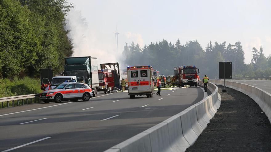 Accidente de autobús en el sur de Alemania