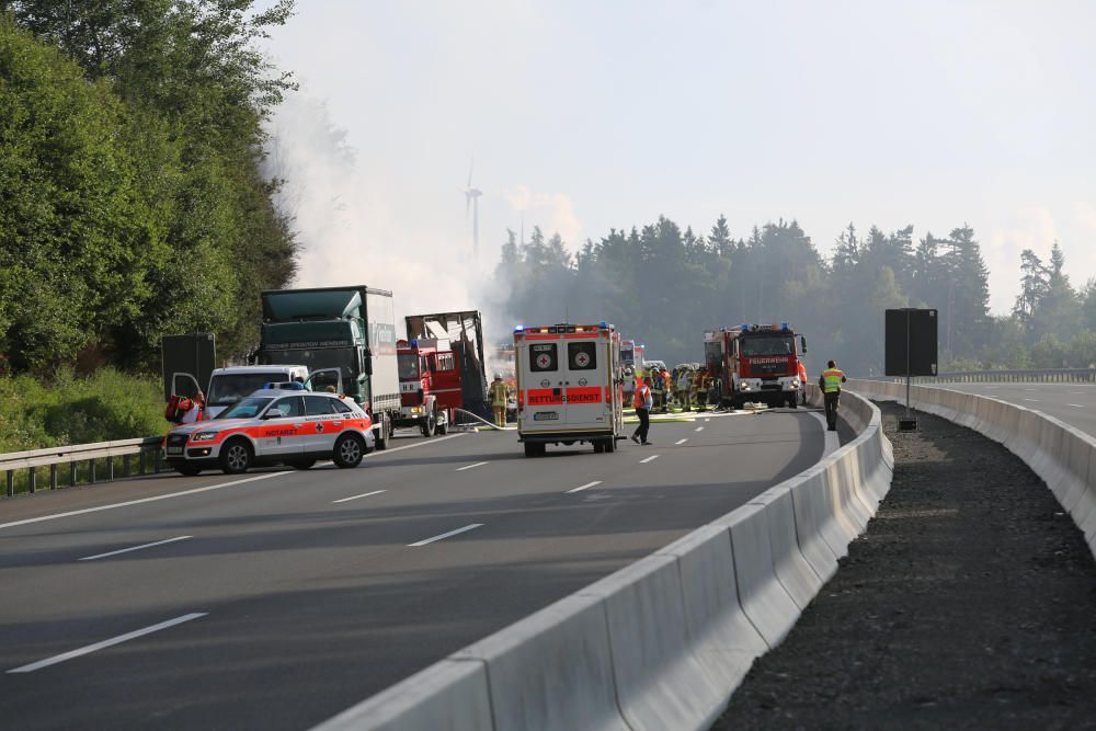 Accidente de autobús en el sur de Alemania