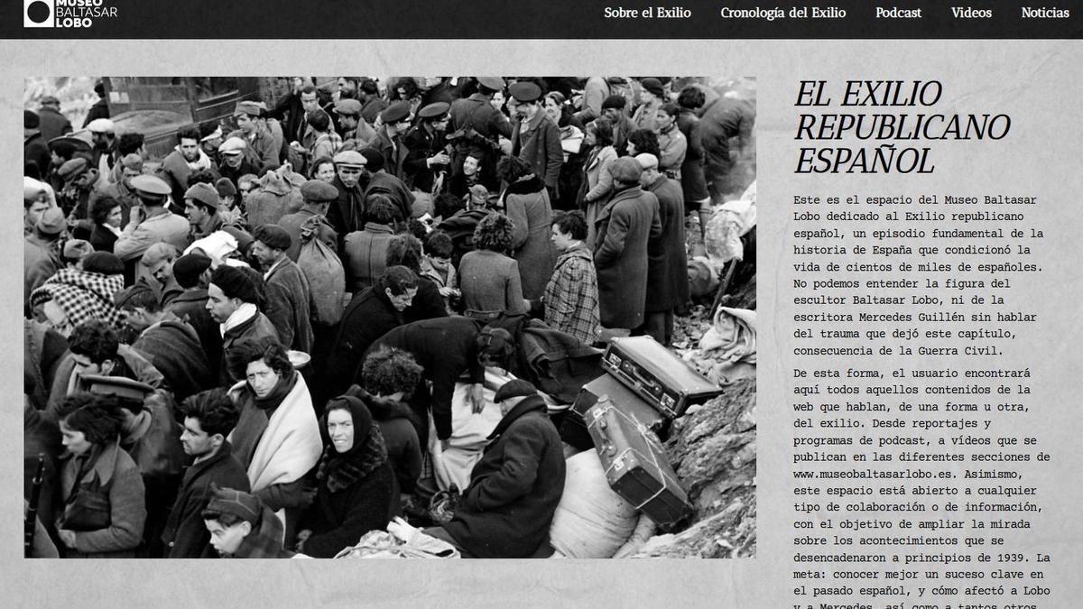El exilio republicano estrena espacio en la web del Museo Lobo – Aemic